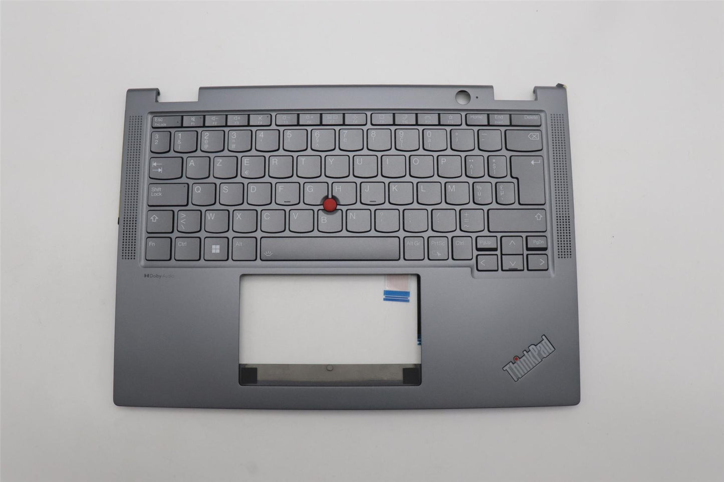 Lenovo ThinkPad X13 Gen 4 Keyboard Palmrest Top Cover Belgian Grey 5M11L64308