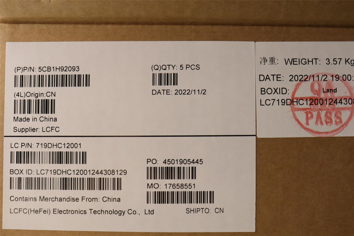 Lenovo IdeaPad 1 15IAU7 Palmrest Cover Touchpad Keyboard Hungarian 5CB1H92093