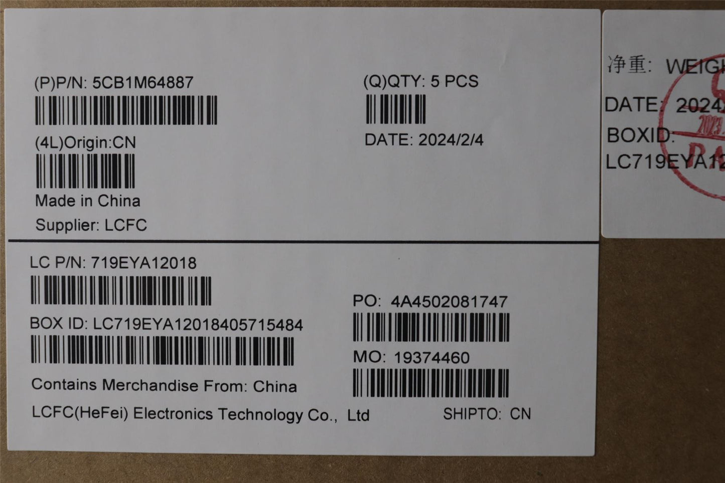 Lenovo Upper Case ASM_CZE/SLK L 83DERGB 5CB1M64887