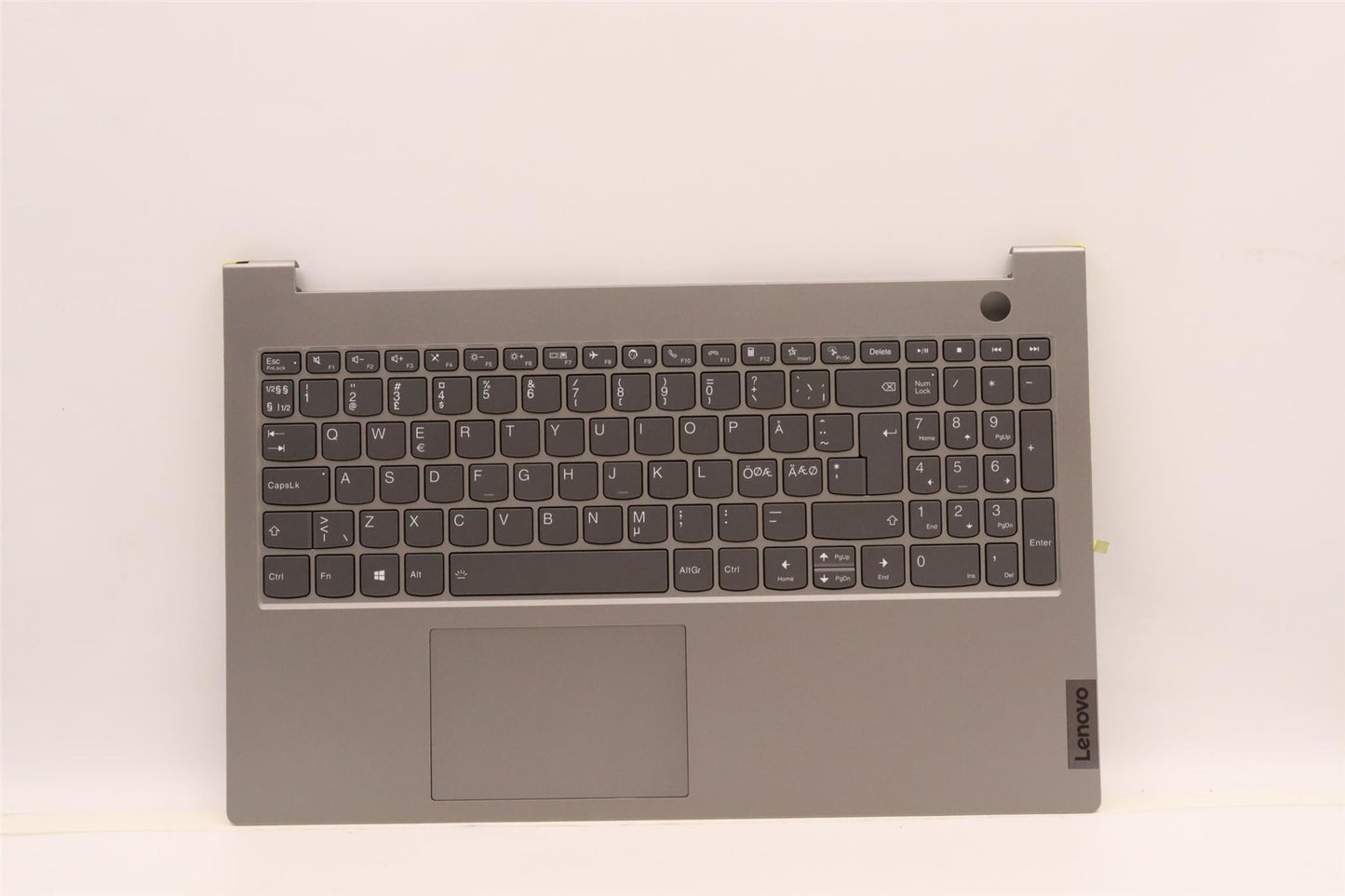 Lenovo ThinkBook 15 G4 ABA Keyboard Palmrest Top Cover Norwegian Grey 5CB1H88686