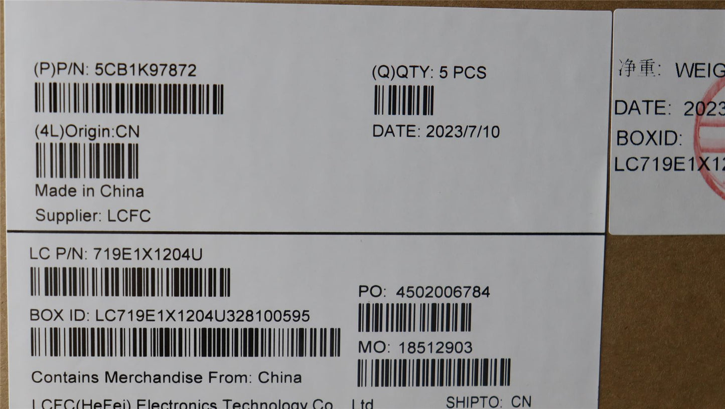 Lenovo Upper Case ASM_ITA L82XL NFP AB BL 5CB1K97872