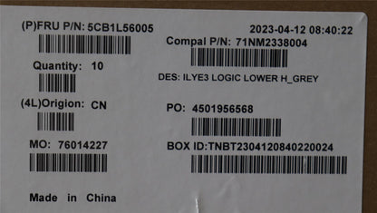 Lenovo Lower Case C 82YA STGY H 5CB1L56005