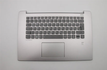 Lenovo IdeaPad 530S-15IKB Keyboard Palmrest Top Cover Belgian Silver 5CB0R12291