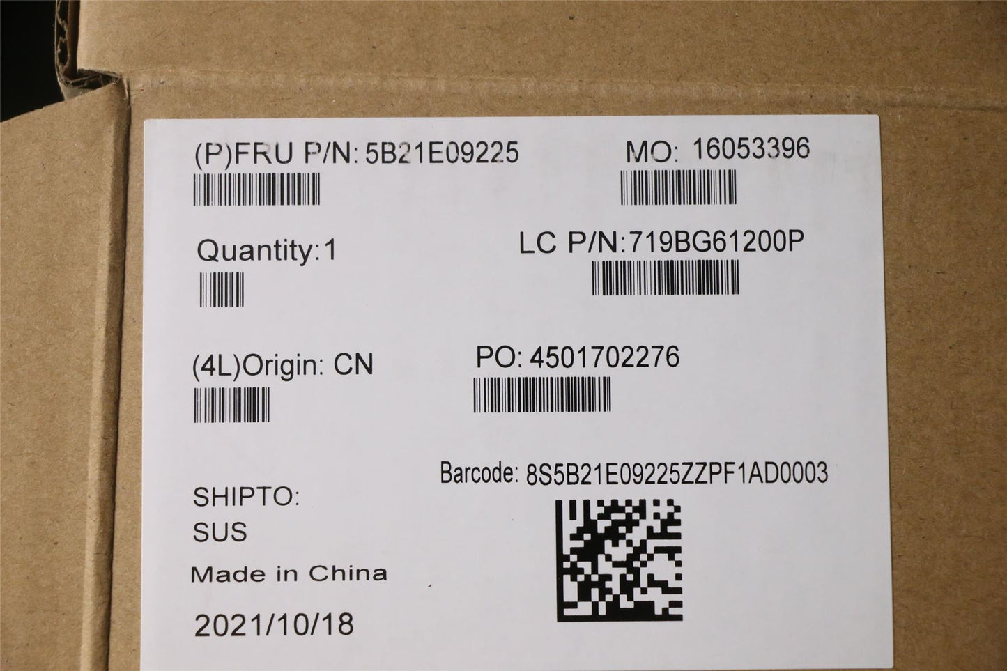 Lenovo 500e 2nd Gen Motherboard Mainboard UMA INTELCELERONN4120 4G 5B21E09225