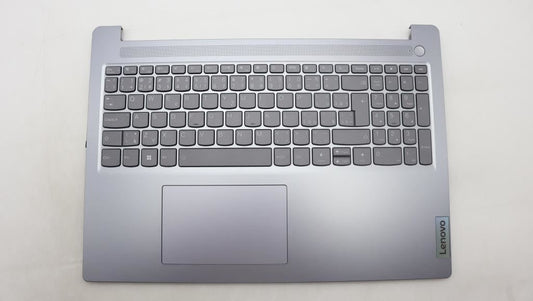 Lenovo IdeaPad 3 16IAH8 Palmrest Cover Keyboard Czech Slovakian Grey 5CB1M45235