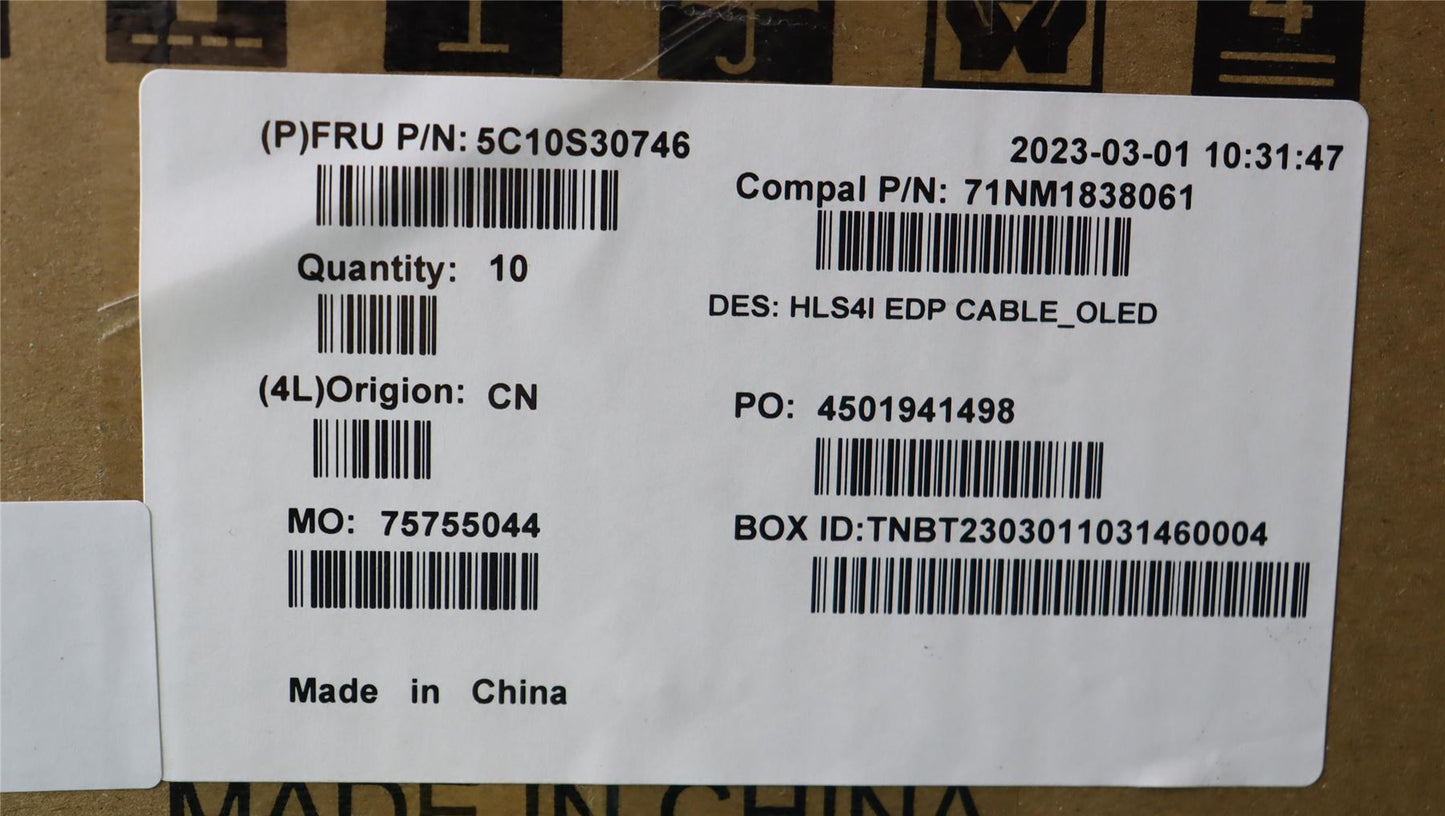 Lenovo Slim 5 14IAH8 5 14IRL8 5 14ABR8 Cable Lcd Screen Display LED 5C10S30746