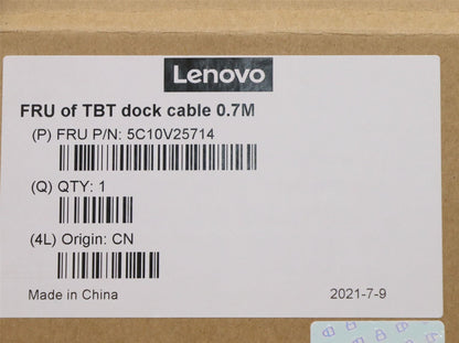 Lenovo 5C10V25714 TBT cable 0.7m Lintes