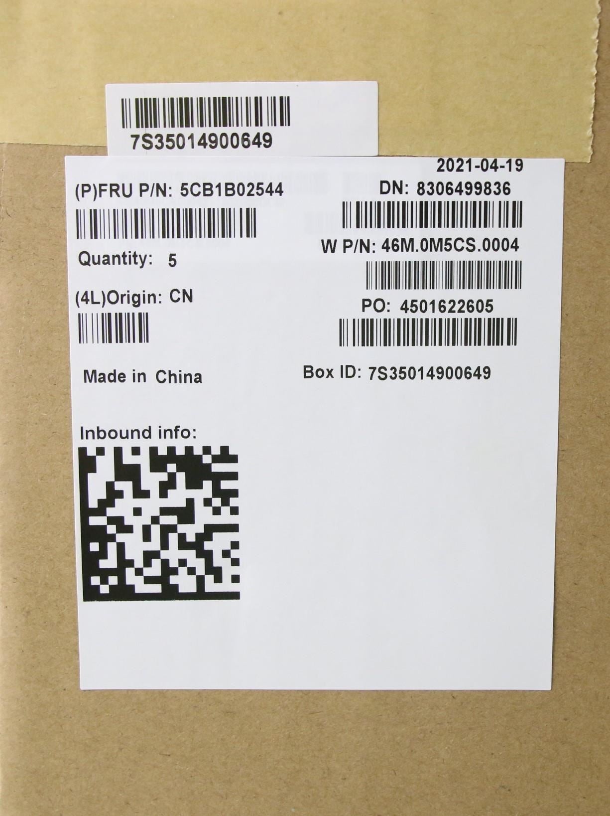Lenovo Upper Case ASM_ENG W 20WC MG 5CB1B02544