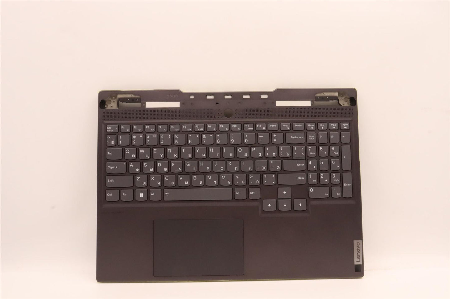 Lenovo S7 16IAH7 Palmrest Cover Touchpad Keyboard Russian Onyx Grey 5CB1J04366