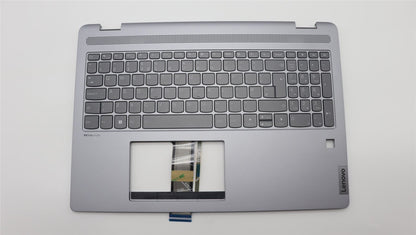Lenovo IdeaPad 5 16IRU8 Keyboard Palmrest Top Cover UK Arctic Grey 5CB1L30962