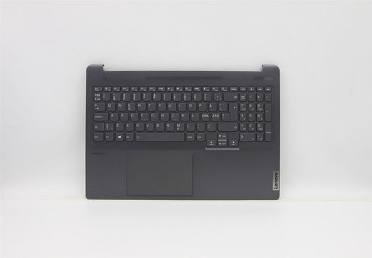 Lenovo IdeaPad 5 16ACH6 Palmrest Cover Touchpad Keyboard Nordic Black 5CB1C75017