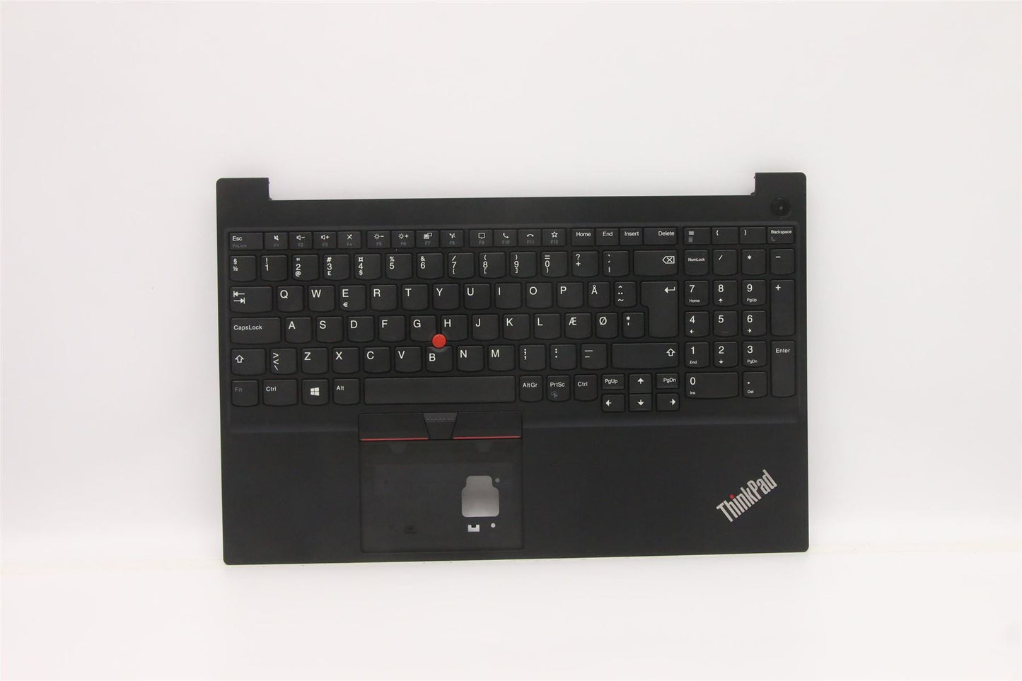 Lenovo ThinkPad E15 2 Keyboard Palmrest Top Cover Danish Black 5M11A35663