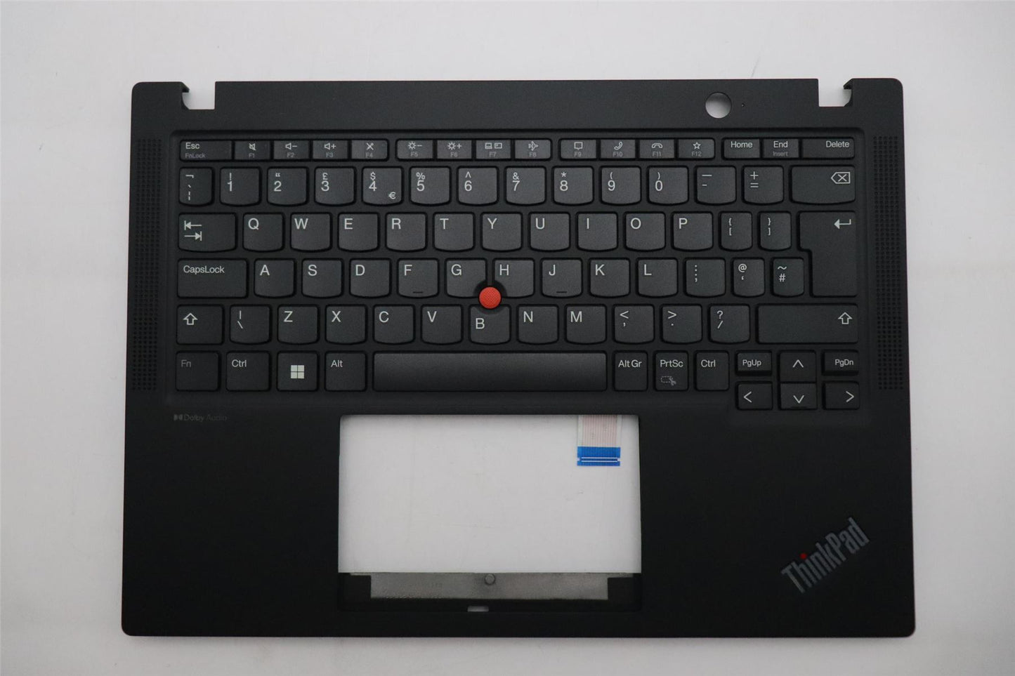 Lenovo ThinkPad X13 Gen 4 Palmrest Cover Keyboard UK Europe Black 5M11M02905