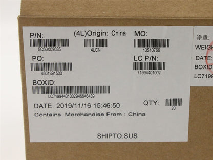Lenovo FRU FPR Metallica8x8 SV-JYT 5C50X02635