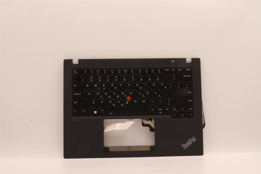 Lenovo ThinkPad T14s Gen 3 Keyboard Palmrest Top Cover Greek Black 5M11H27383
