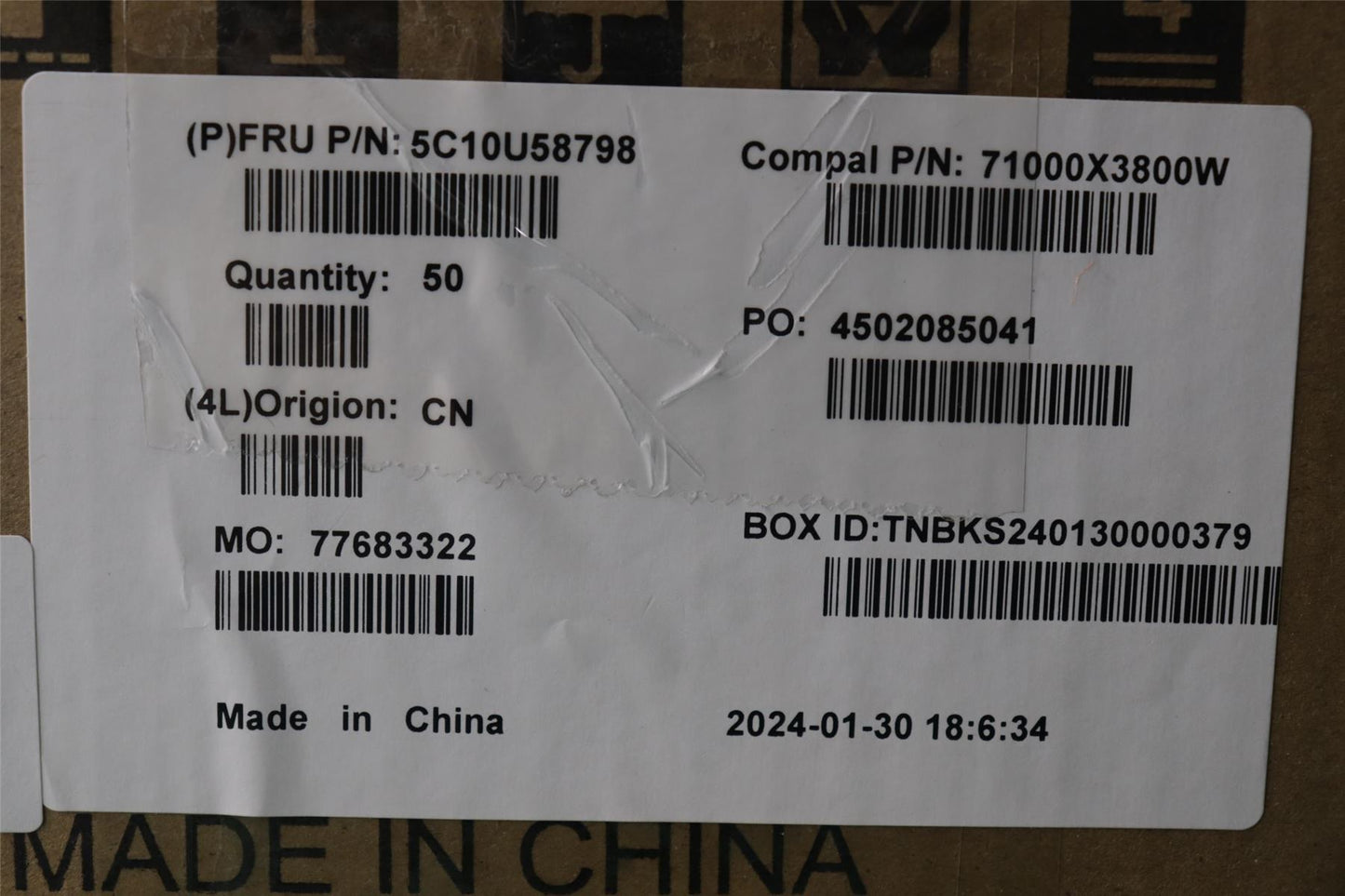 Lenovo CABLE 990 M/B-LVDS_BOE TEFLON 5C10U58798