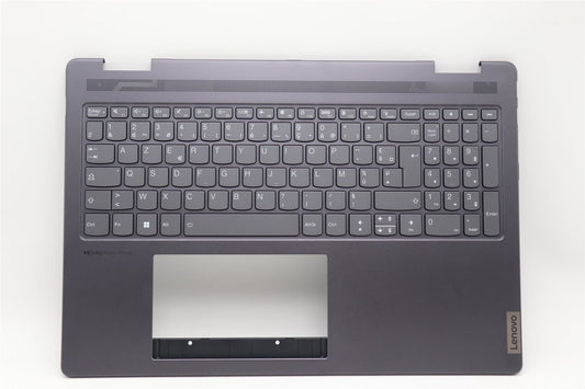 Lenovo Yoga 7 16IRL8 Keyboard Palmrest Top Cover French Storm Grey 5CB1L31896