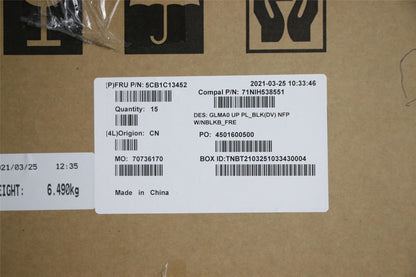 Lenovo Upper C82LM PL_BLKD NFP NBLKB_FRE 5CB1C13452