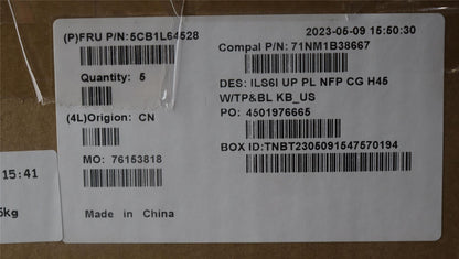 Lenovo UpCase_ENG C82XF NFP CG BL PLDF 5CB1L64528