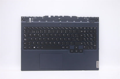 Lenovo 5 15ITH6 Palmrest Cover Touchpad Keyboard Spanish White 5CB1D12349