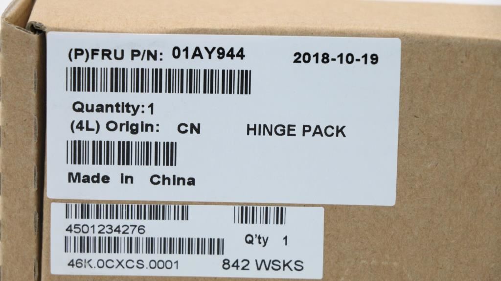Lenovo Yoga X1 3rd Hinge hinges Cap Bracket Silver 01AY944