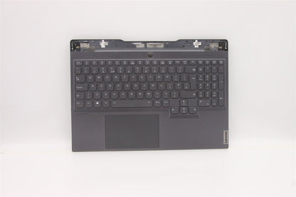 Lenovo S7 15ACH6 Palmrest Cover Touchpad Keyboard UK Grey Backlit 5CB1C94078
