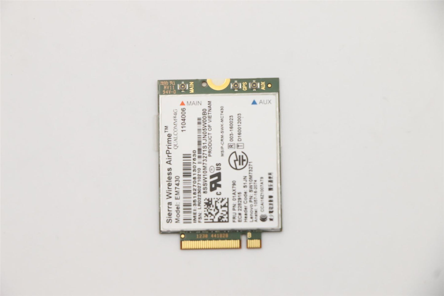 Lenovo WIRELESS Wireless,CMB,SIE,EM7430 Tab 01AX790