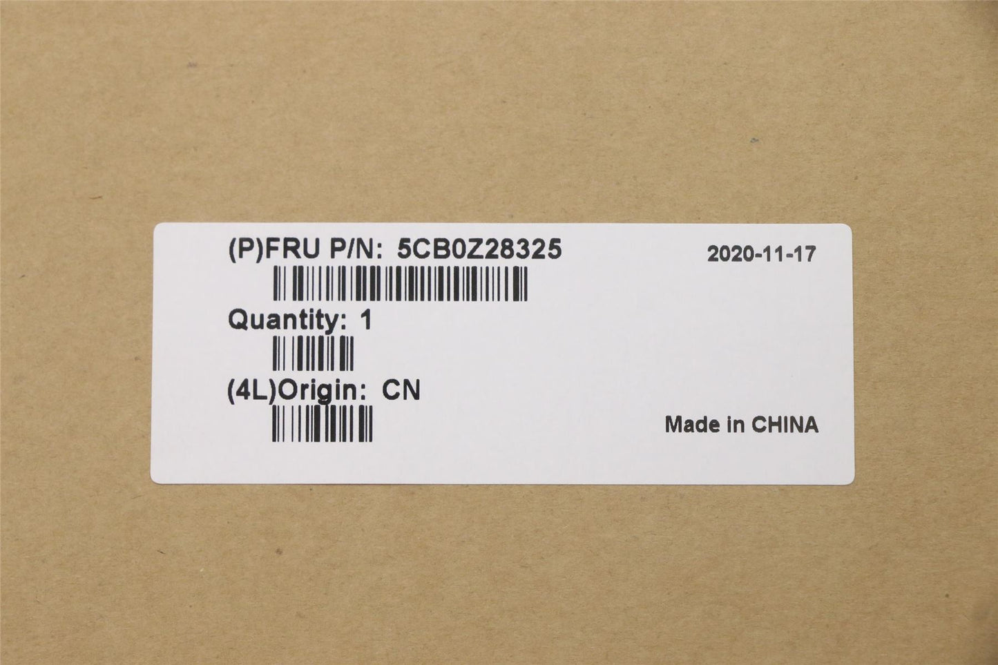 Lenovo Upper C82ES AL_DUC FP BLKB_GER 5CB0Z28325