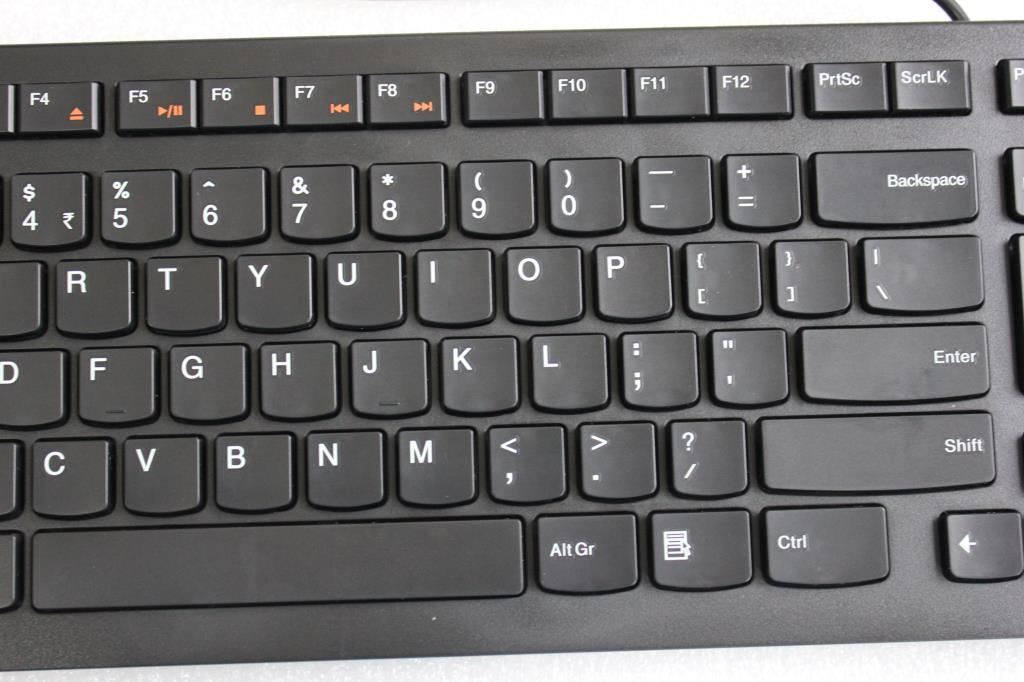 Lenovo Sunrex LXH-EKB-10YA(IN) B-Silk KB-LVT Indian English Keyboard 25200497