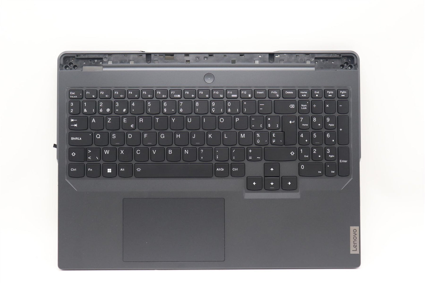 Lenovo Legion 5 16ARX8 Palmrest Cover Touchpad Keyboard Belgian Grey 5CB1L54648