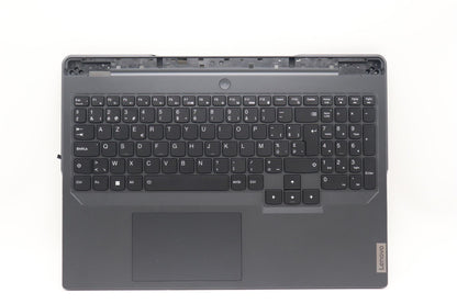 Lenovo Legion 5 16ARX8 Palmrest Cover Touchpad Keyboard Belgian Grey 5CB1L54648