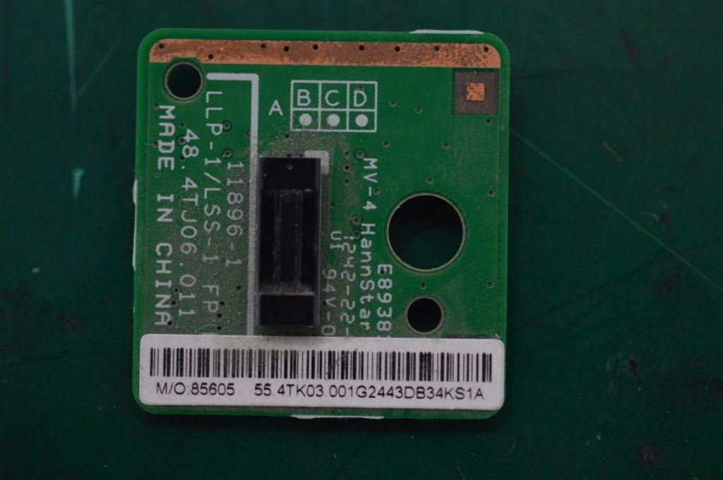 Lenovo LSS Fingerprint FPR Board 90000316