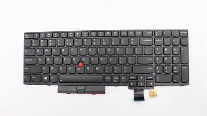 Lenovo ThinkPad T580 P52s Keyboard US Europe Black Backlit 01HX288