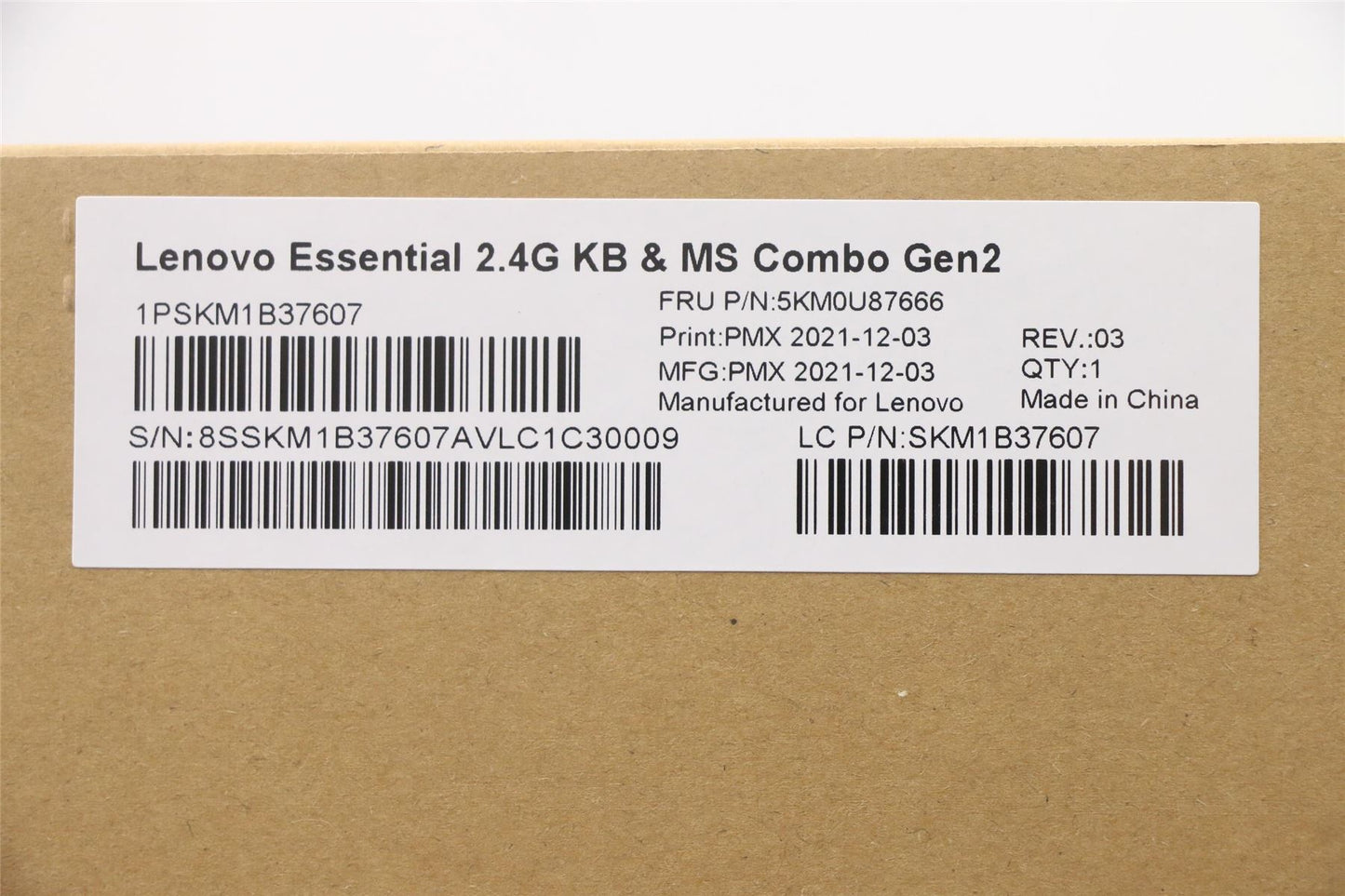 Lenovo WL KM Calliope BK SWE 5KM0U87666