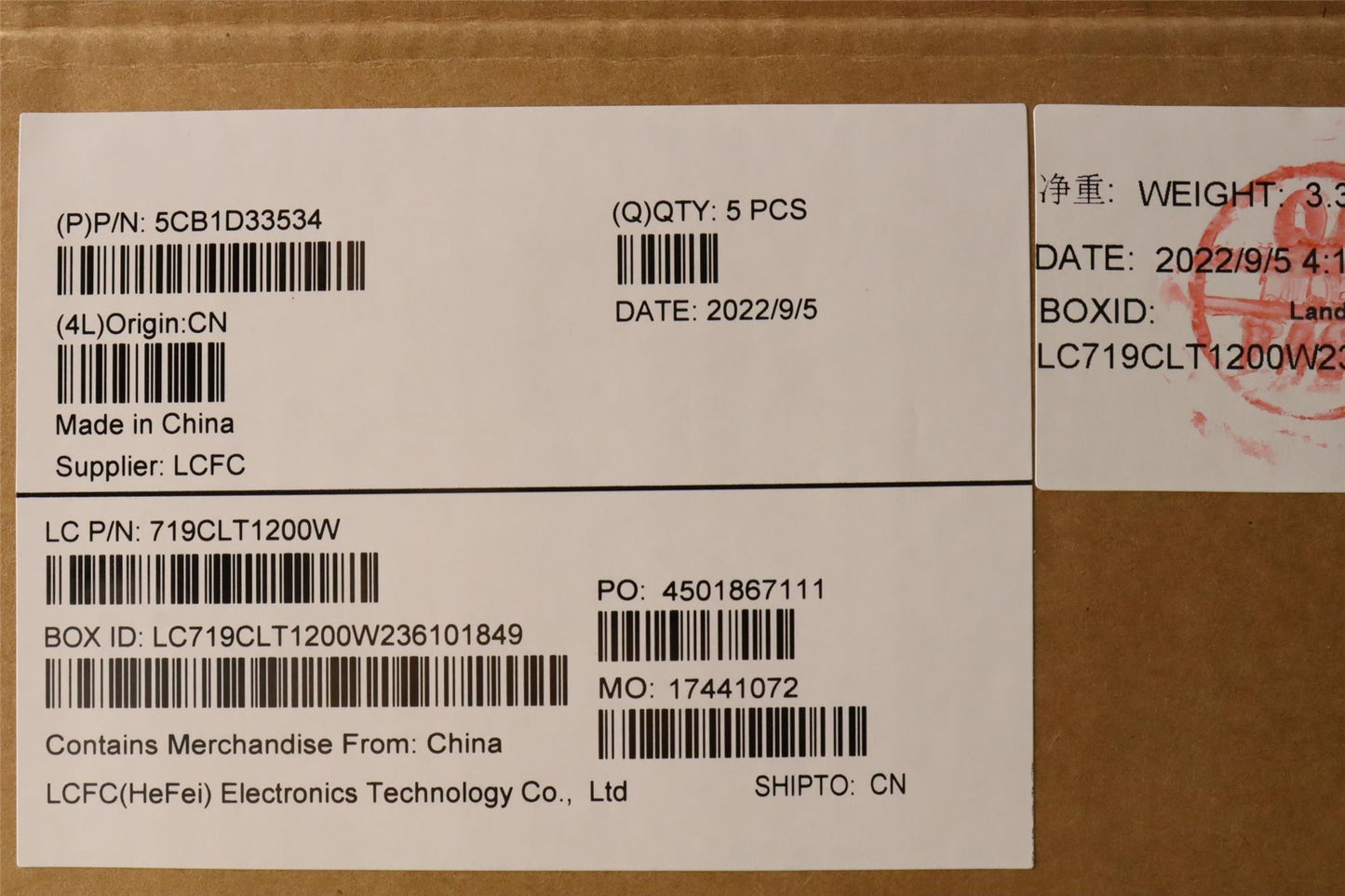 Lenovo Upper Case ASM_ITA L82M8 SD NBL 5CB1D33534