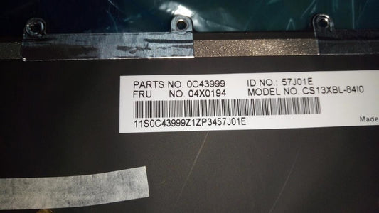 Genuine Lenovo ThinkPad X240 X250 Keyboard Itallian Black Backlit 04X0194