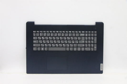 Lenovo IdeaPad 3-17ITL6 Palmrest Touchpad Cover Keyboard Russian Blue 5CB1B97536