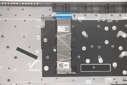 Lenovo V17 G2 ITL Palmrest Cover Touchpad Keyboard UK Iron Grey 5CB1D01873