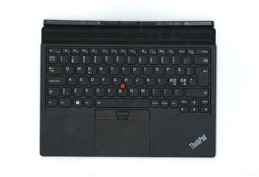 Lenovo ThinkPad X1 Tablet 1st Gen Palmrest Touchpad Keyboard Dock Nordic 01HX740