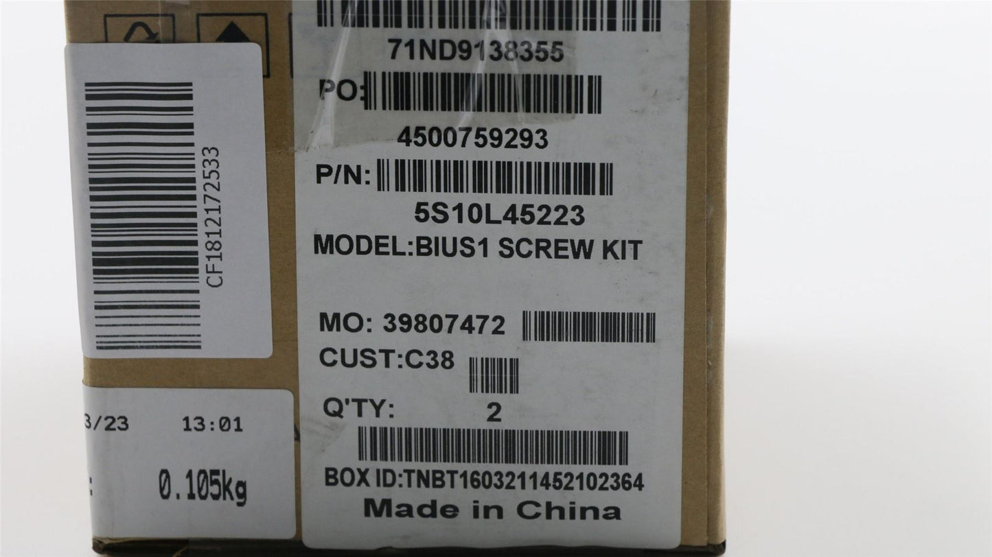 Lenovo ThinkPad 310S-14AST 310S-14IKB Screw Screws Set Kit 5S10L45223