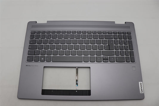 Lenovo Yoga 7 16IRL8 Keyboard Palmrest Top Cover French Arctic Grey 5CB1L32690