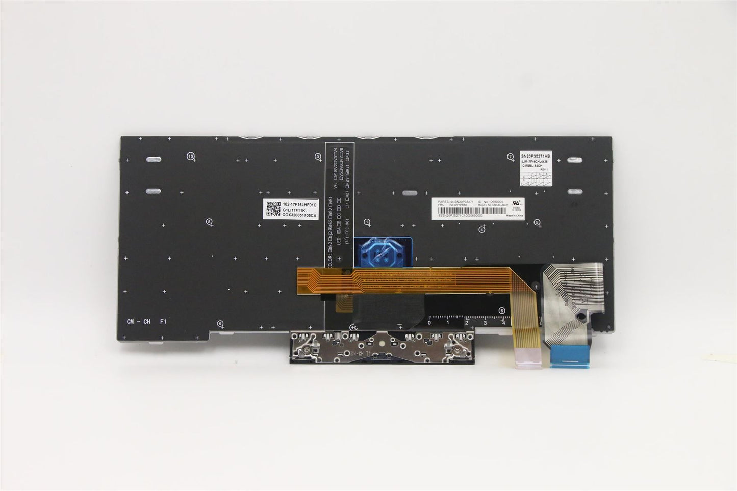 Lenovo ThinkPad L13 Keyboard Chinese Silver Backlit 01YP866