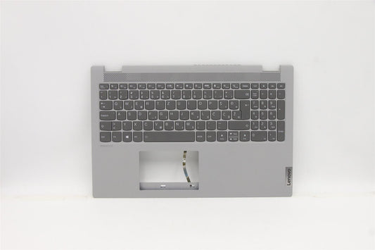Lenovo Flex 5-15ALC05 Handauflagenabdeckung Tastatur Ungarisch Silber 5CB1B95990