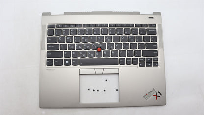 Lenovo ThinkPad X1 Keyboard Palmrest Top Cover Greek Titanium 5M11B59855
