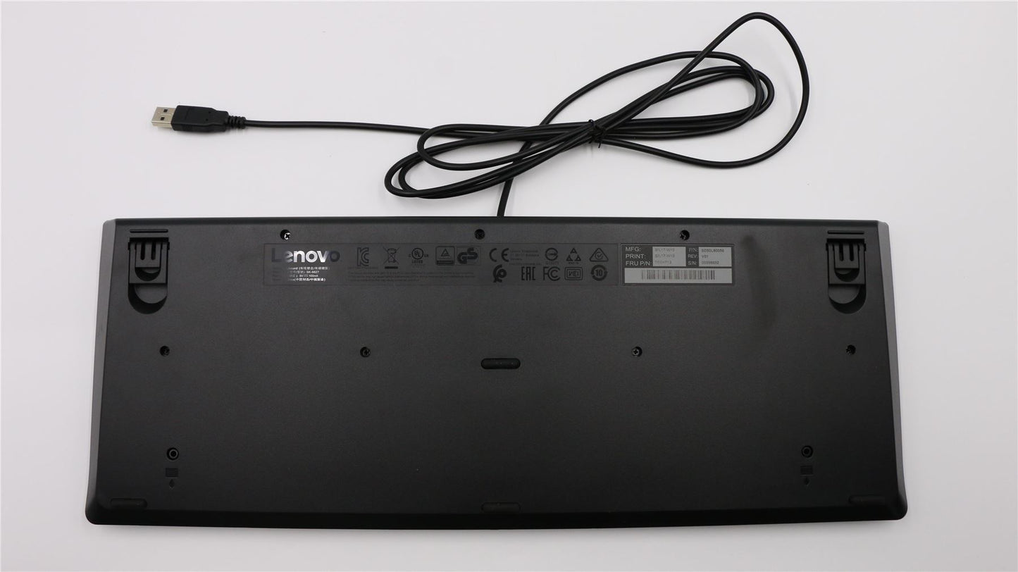 Lenovo ThinkStation P410 P510 P710 P910 P720 USB Wired Keyboard Black 00XH713