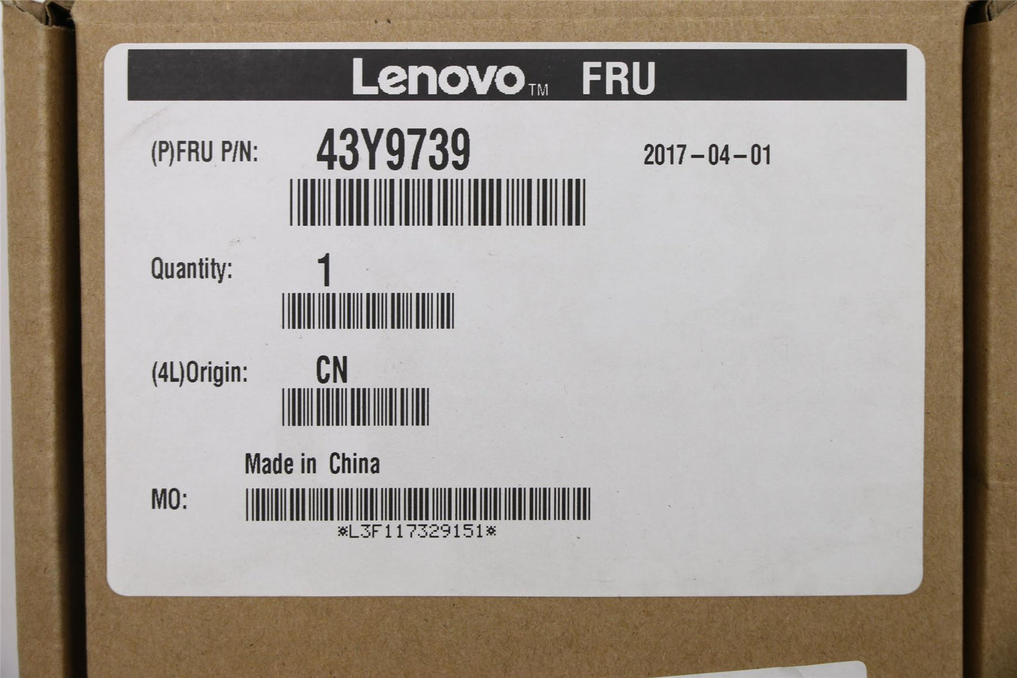 Lenovo NAMPLT ClearPlate Kit 43Y9739