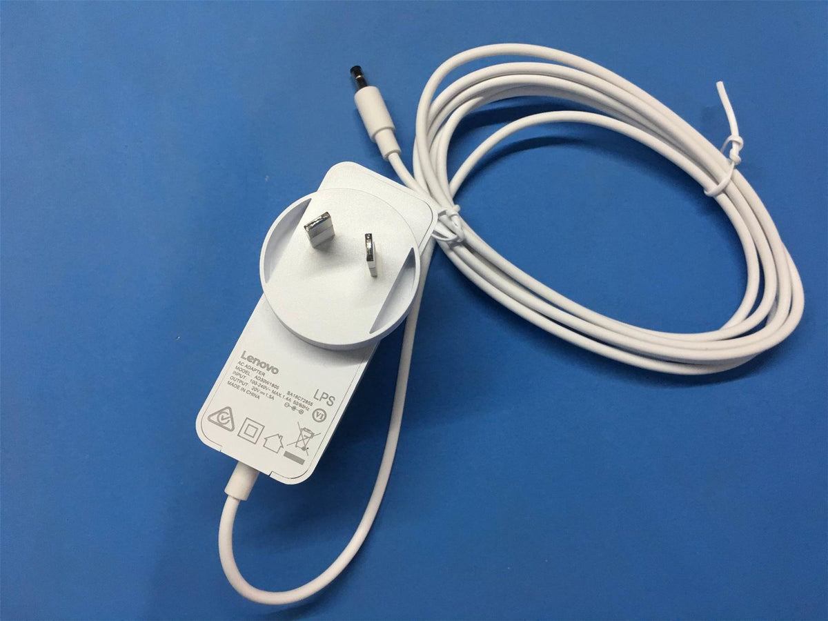 Lenovo Adapter;AD30W1805;20V1.5A;AU;White;2m AC Charger Adapter SA18C72855