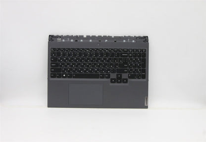 Lenovo 5 16ACH6 Palmrest Cover Touchpad Keyboard Russian Slate Grey 5CB1C93149