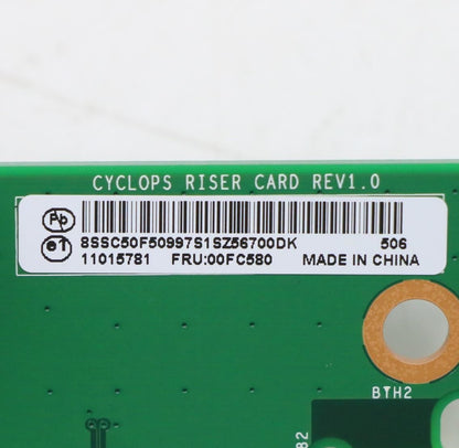 Lenovo FRU, Cyclops Riser Card 00FC580