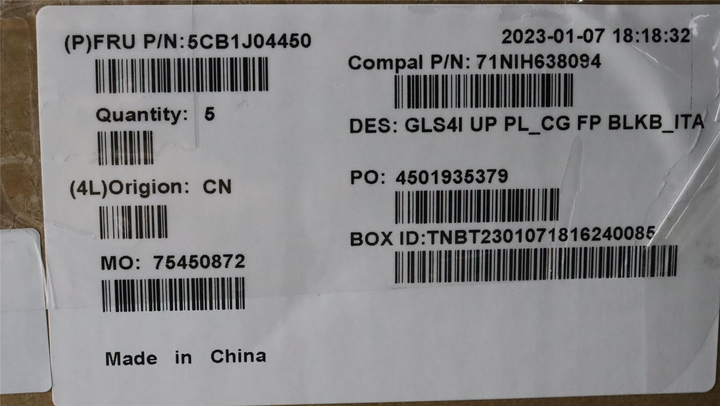 Lenovo UpperCaseASM_ITA C82SD PLCG FPBL 5CB1J04450
